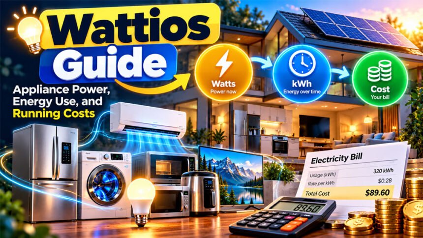 Wattios Guide: Appliance Power, Energy Use, and Running Costs