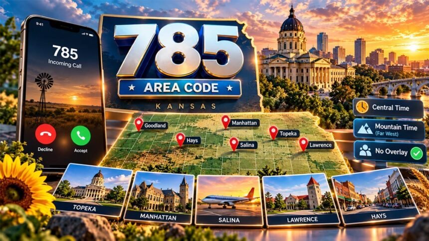 785 Area Code Guide: Coverage, History, Dialing, and Kansas Cities