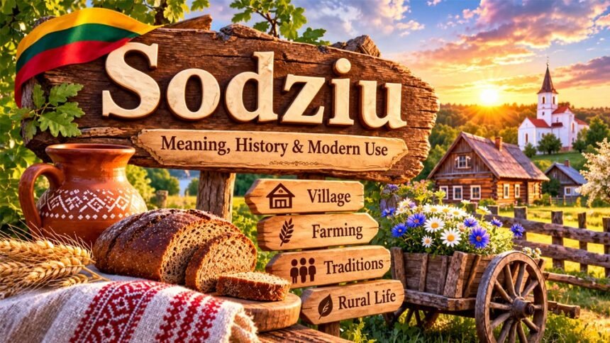 Sodziu: Meaning, Sodžius vs Sodyba, History, and Modern Use