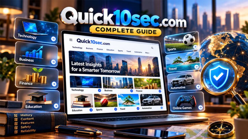 Quick10sec com Guide: History, Content, Features, and Reliability