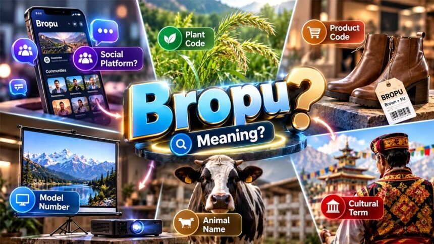 Bropu Meaning: Social Platform Claims, Product Codes, and Other Uses