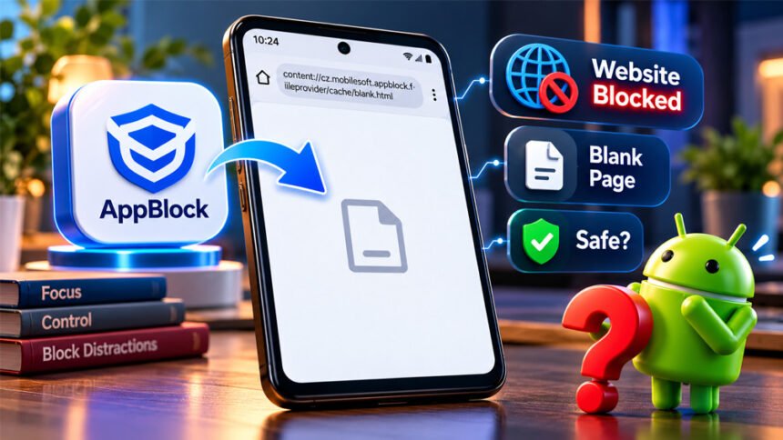 What Is content://cz.mobilesoft.appblock.fileprovider/cache/blank.html? Is It Safe?
