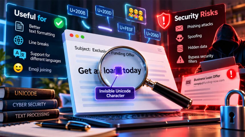 Invisible Unicode: Uses, Benefits, Problems, and Security Risks