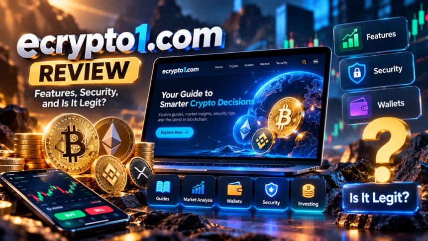 ecrypto1.com Review: Features, Security, and Is It Legit?